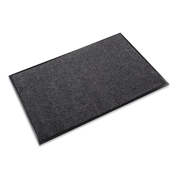 Floor Mat, 0.31" Thick, Charcoal, 36 in W x 10 in L